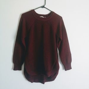 Burgundy Sweater